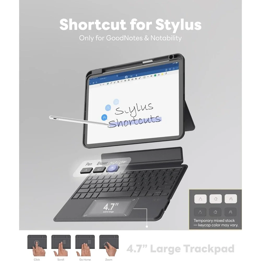 EIP Bluetooth Keyboard Case‎ iPad Air 13